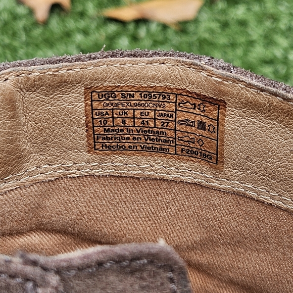 UGG Suede leather boots Corinne Sz.10 - Picture 3 of 9